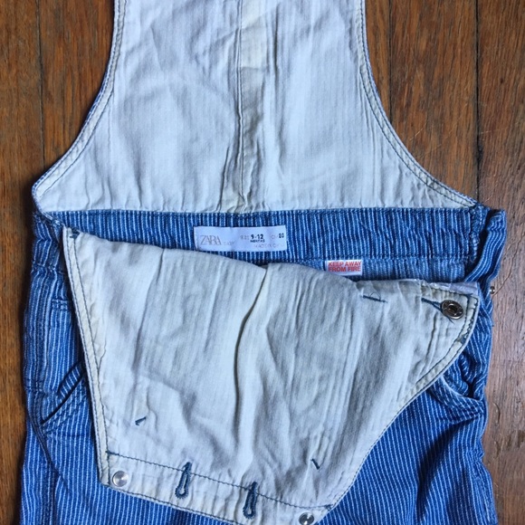 BOGO: Zara Baby Striped Overalls - Picture 2 of 6